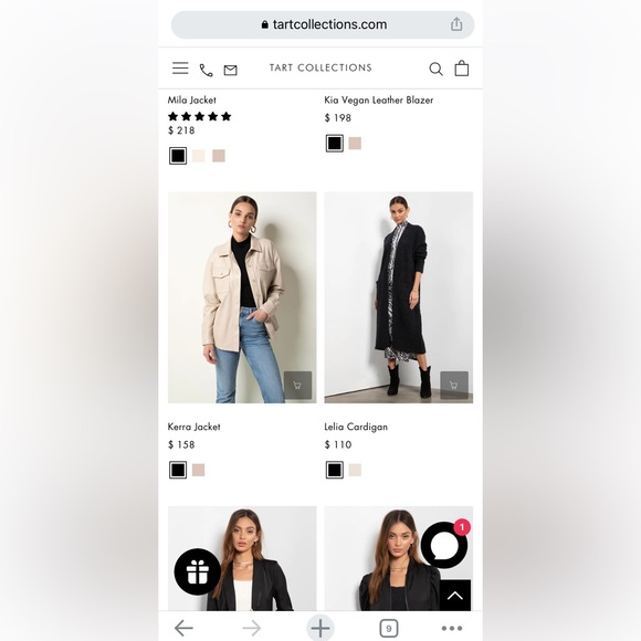 NWT TART Collections- vest duster - Picture 13 of 13